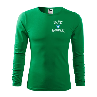 Koszulka męska FIT-T LS z nadrukiem - 100% bawełna 160g