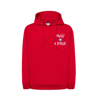 Bluza męska z nadrukiem - 35% bawełna 290g