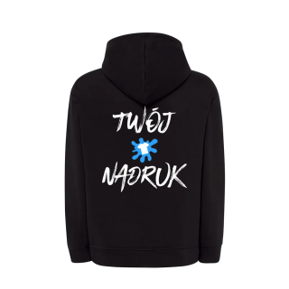 Bluza męska z nadrukiem - 80% bawełna 275g