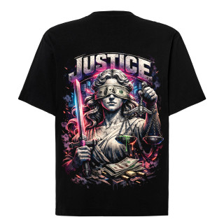 Temida - koszulka streetwear oversize czarna