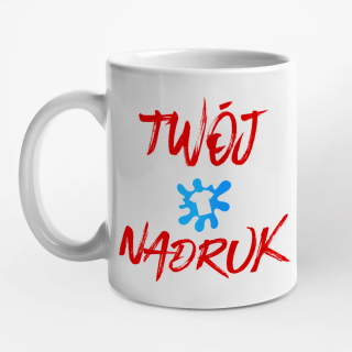 Kubek ceramiczny 330 ml z własnym nadrukiem